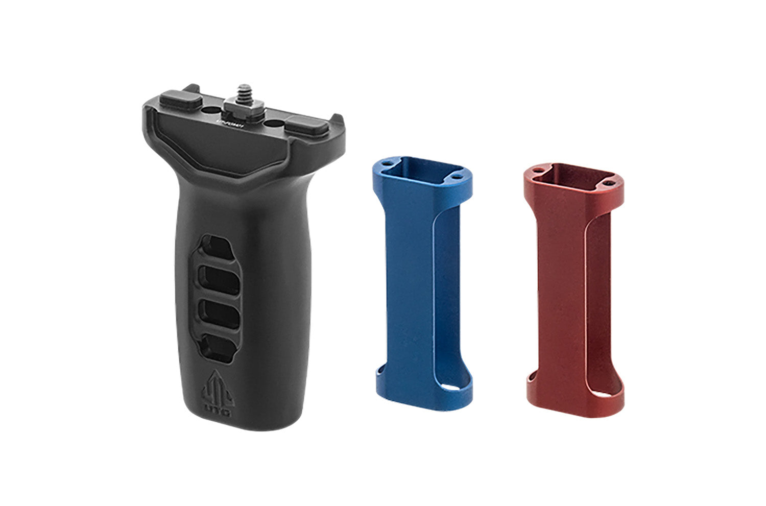 Leapers MTFGM01 Matte Black Aircraft Aluminum Super Slim Foregrip