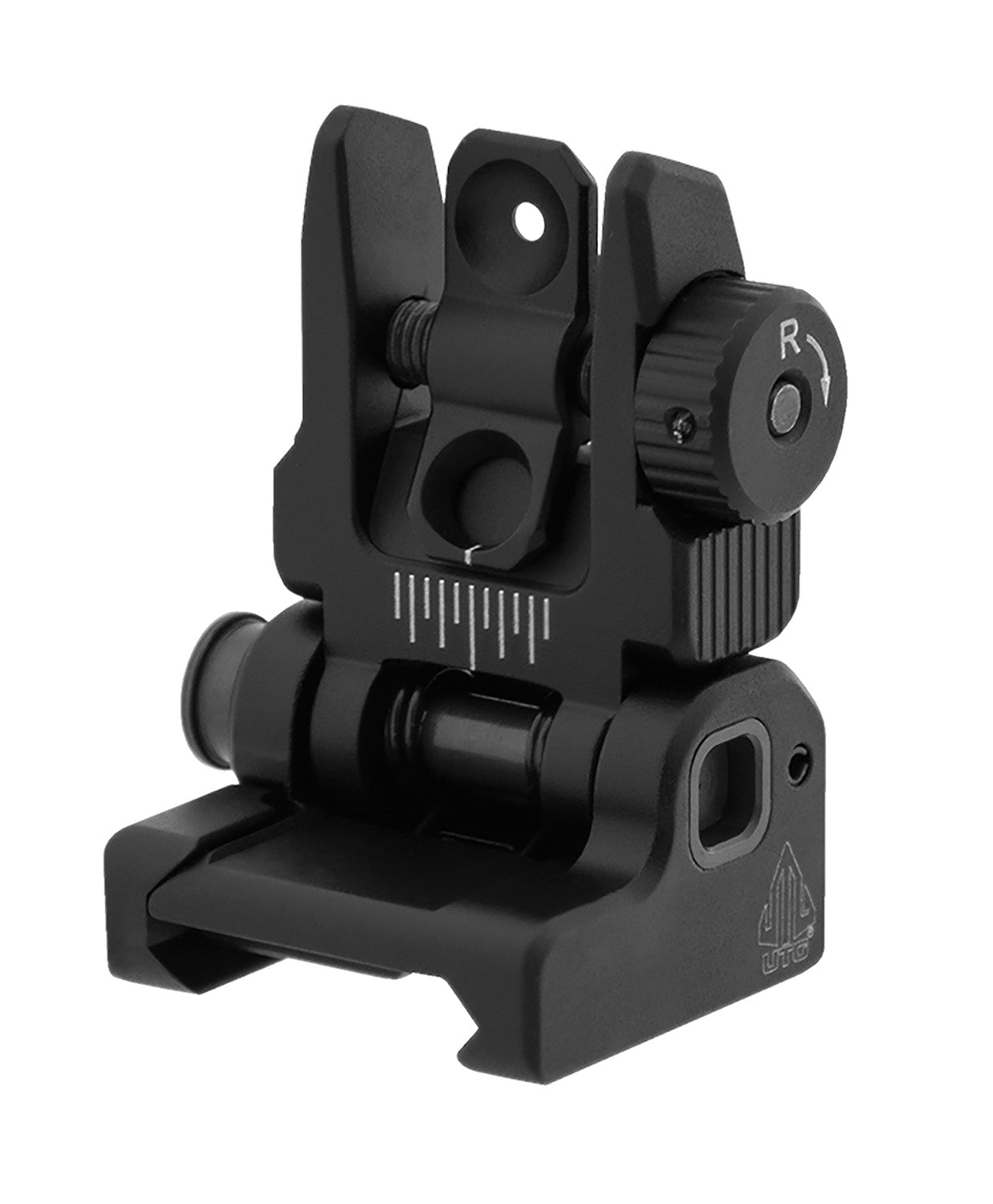UTG ACCU-SYNC MNT957 Dual Aperture Flip-Up Rear Sight for Picatinny Rails