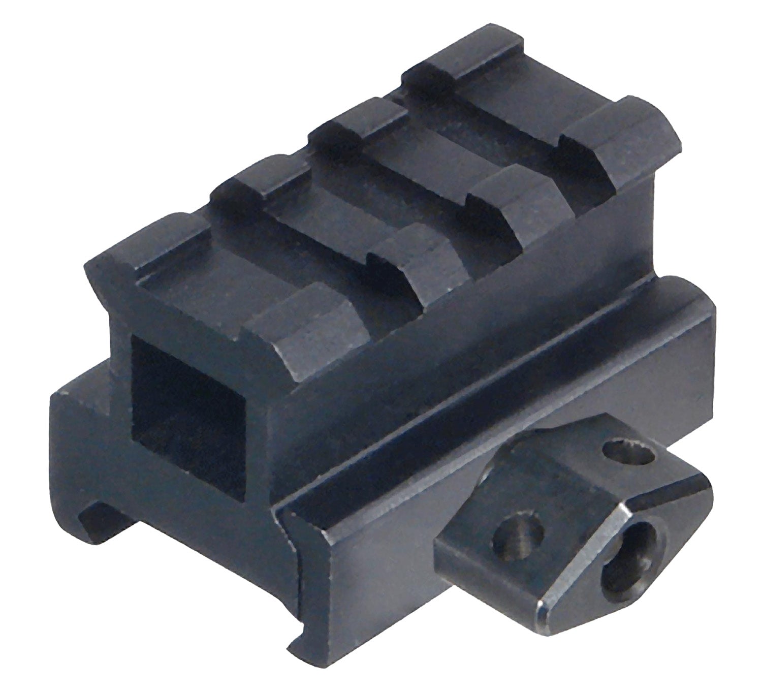 Leapers MNTRS08S3 3-Slot Picatinny/Weaver Riser Mount Matte Black Anodized