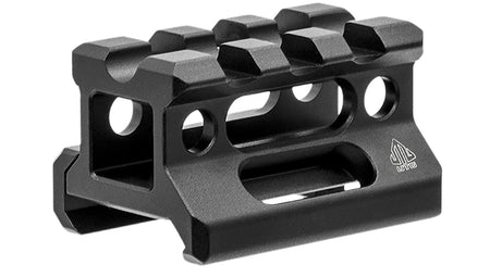 Leapers MTRSX7S Matte Black Aluminum Picatinny Riser Mount 3 Slots 0.75in Height