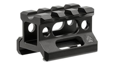 Leapers MTRSX8S Matte Black Aluminum Picatinny Riser Mount 3 Slots 0.83in Height
