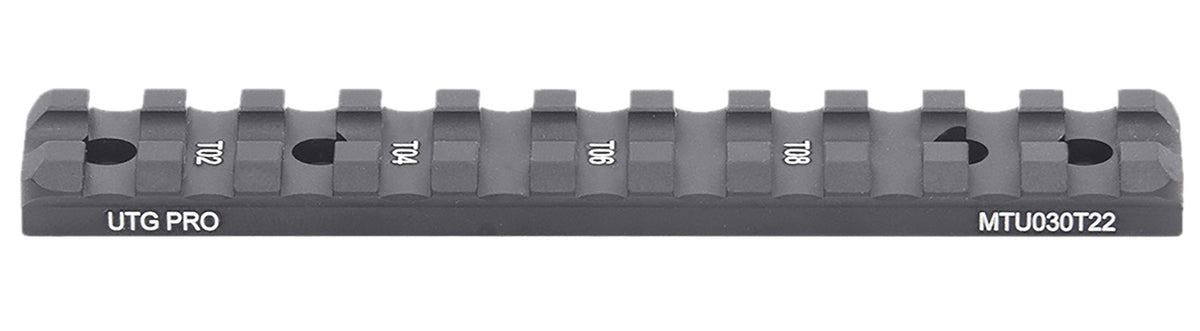 Leapers MTU030T22 Matte Black Aluminum Optic Mount for Ruger 10/22 Picatinny Rail