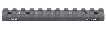 Leapers MTU030T22 Matte Black Aluminum Optic Mount for Ruger 10/22 Picatinny Rail