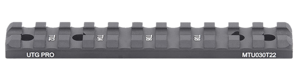 Leapers MTU030T22 Matte Black Aluminum Optic Mount for Ruger 10/22 Picatinny Rail
