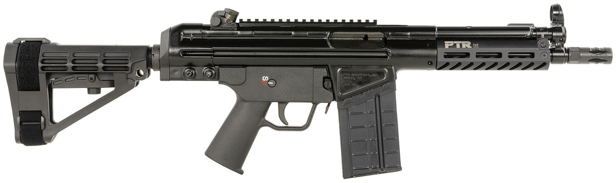 PTR PDWR BR .308 Win Pistol, 20+1 Capacity, 8.50" Black Nitride Heavy Contour Threaded Barrel