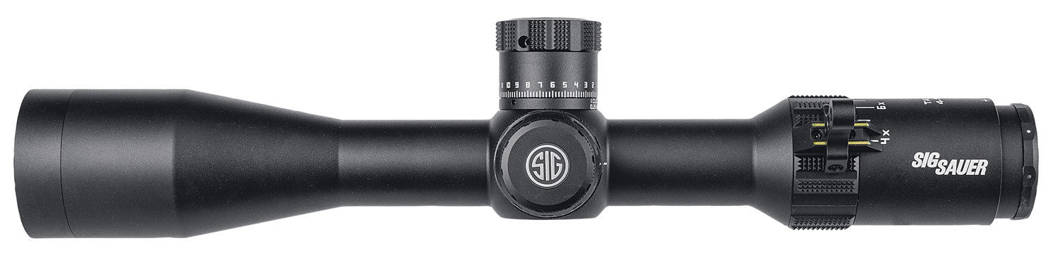 SIG SAUER TANGO4 Riflescope 4-16x44mm 30mm DEVL MOA Illum Side Focus 0.25 MOA Black