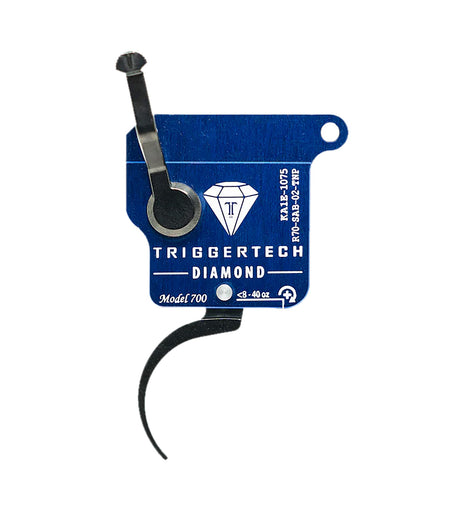 TriggerTech R70SAB02TNP Remington 700 Diamond Black Curved Trigger Right Hand