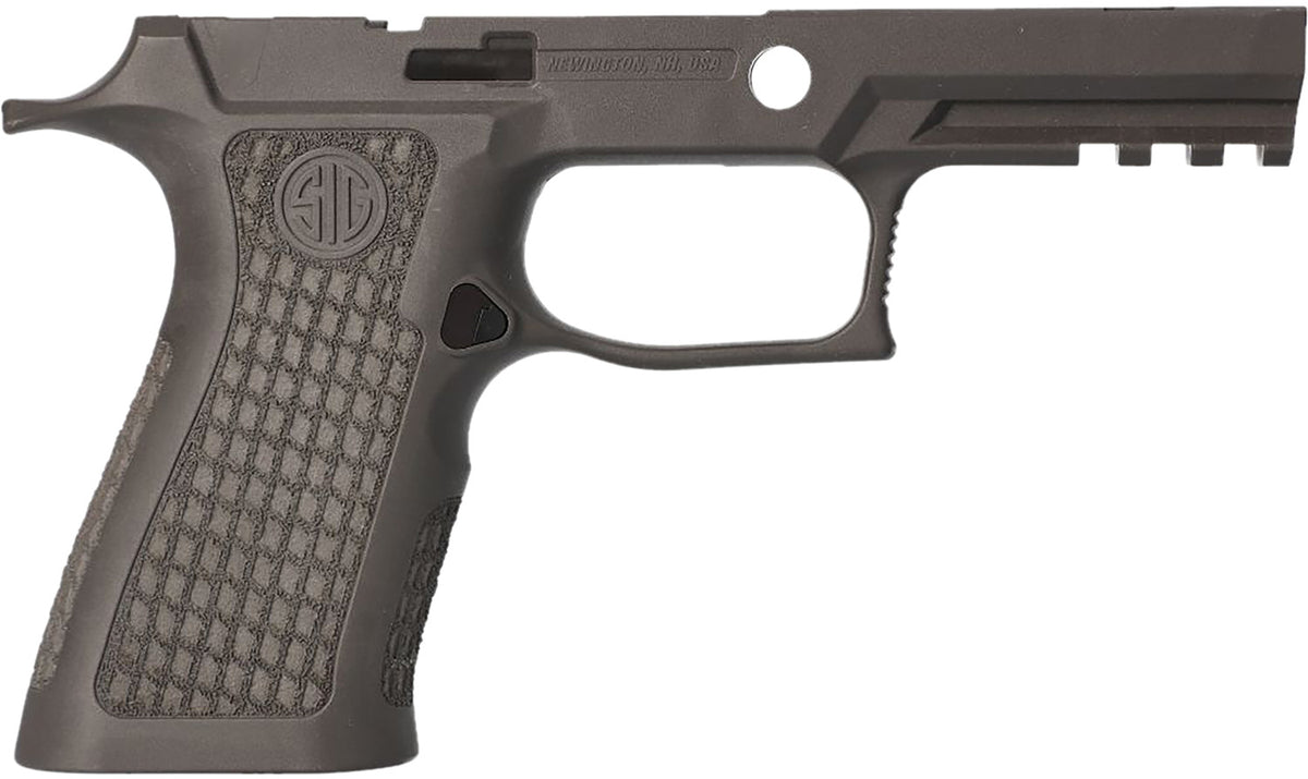 Sig Sauer P320 TXG Laser Stippled Tungsten-Infused Grey Polymer Grip Module