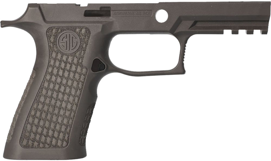 Sig Sauer P320 TXG Laser Stippled Tungsten-Infused Grey Polymer Grip Module