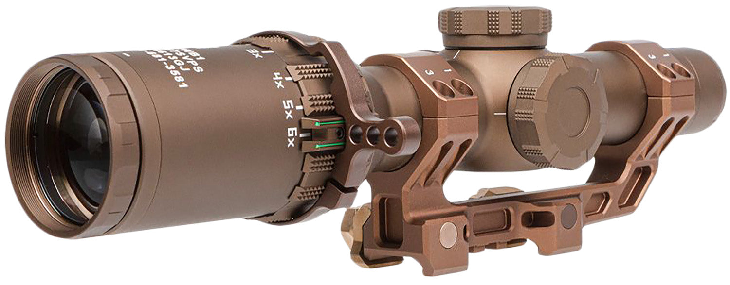 Sig Sauer Electro-Optics Tango6T SVPS 1-6x24mm 30mm Tube Illuminated Hellfire FL-6 Reticle, FDE