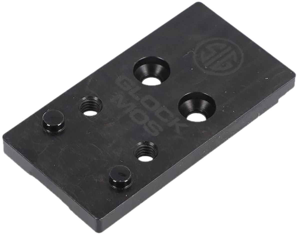 Sig Sauer SOR2M102 Romeo2 Red Dot Adapter Plate Black Glock MOS Pistol