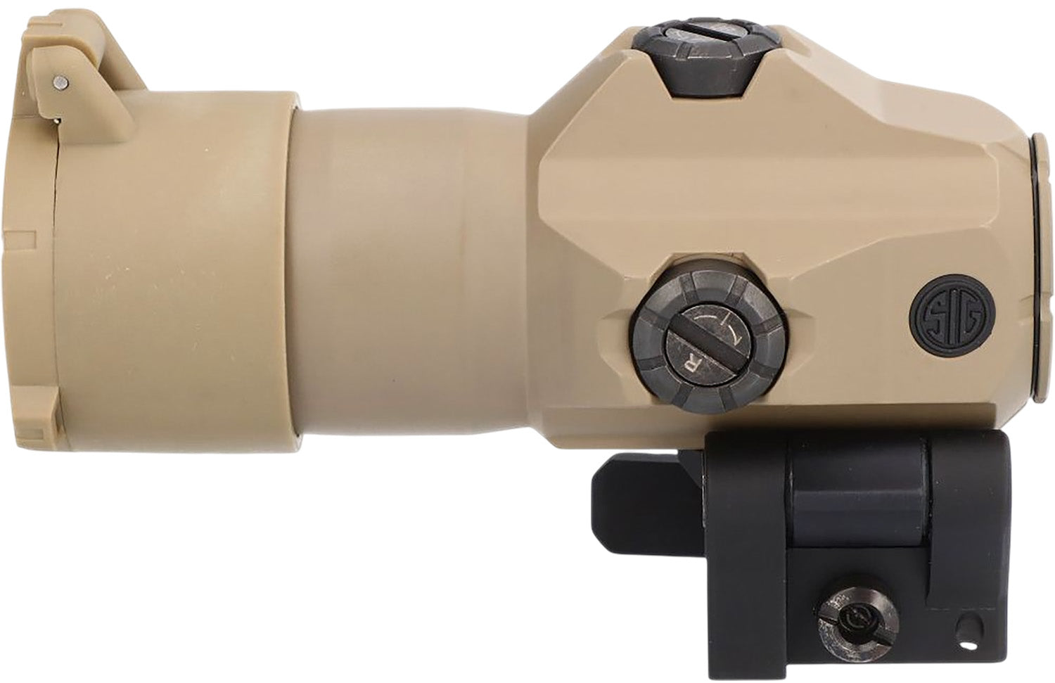 Sig Sauer SOJ41002 Juliet4 4x24mm FDE Magnifier with Quick Release PowerCam Mount