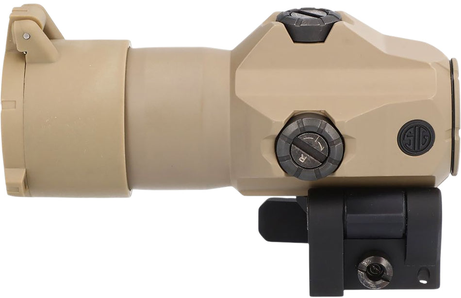 Sig Sauer SOJ41002 Juliet4 4x24mm FDE Magnifier with Quick Release PowerCam Mount