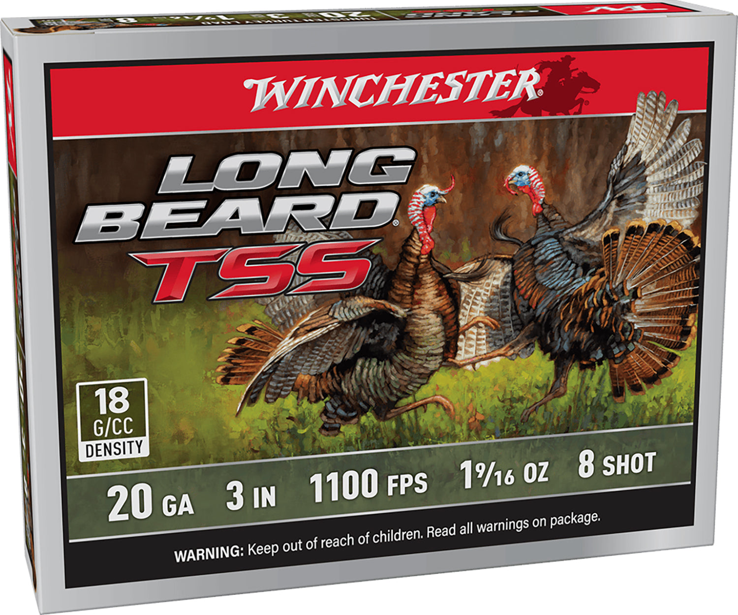 Winchester 20 Gauge Shotgun Shells  #8 1-9/16 oz 3 in