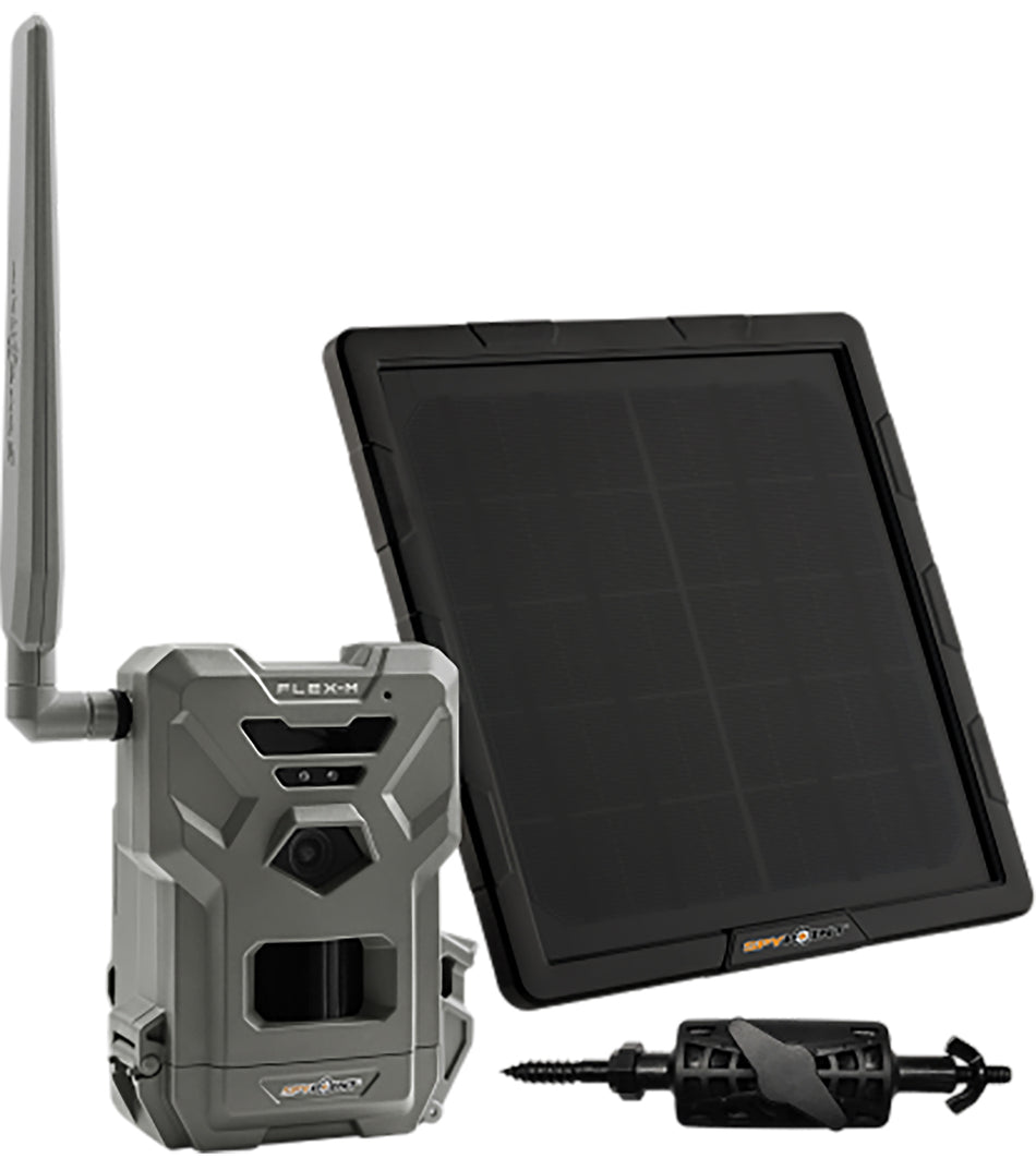 Spypoint 01843 FLEX-M Solar Bundle Cellular Camera and Lithium Battery Solar Pack