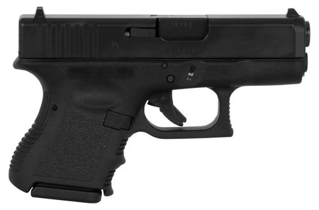 Glock 26 Gen 3 9mm Pistol, 3.42" Barrel, Fixed Sights, Two 10-Round Magazines