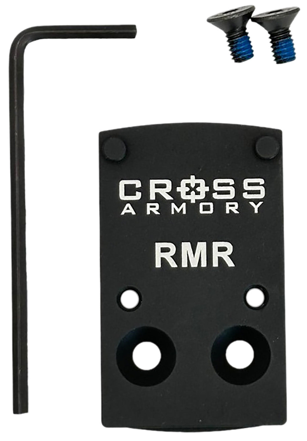 Cross Armory RMR to RMSC Optic Converter Adapter Plate Black Oxide Aluminum