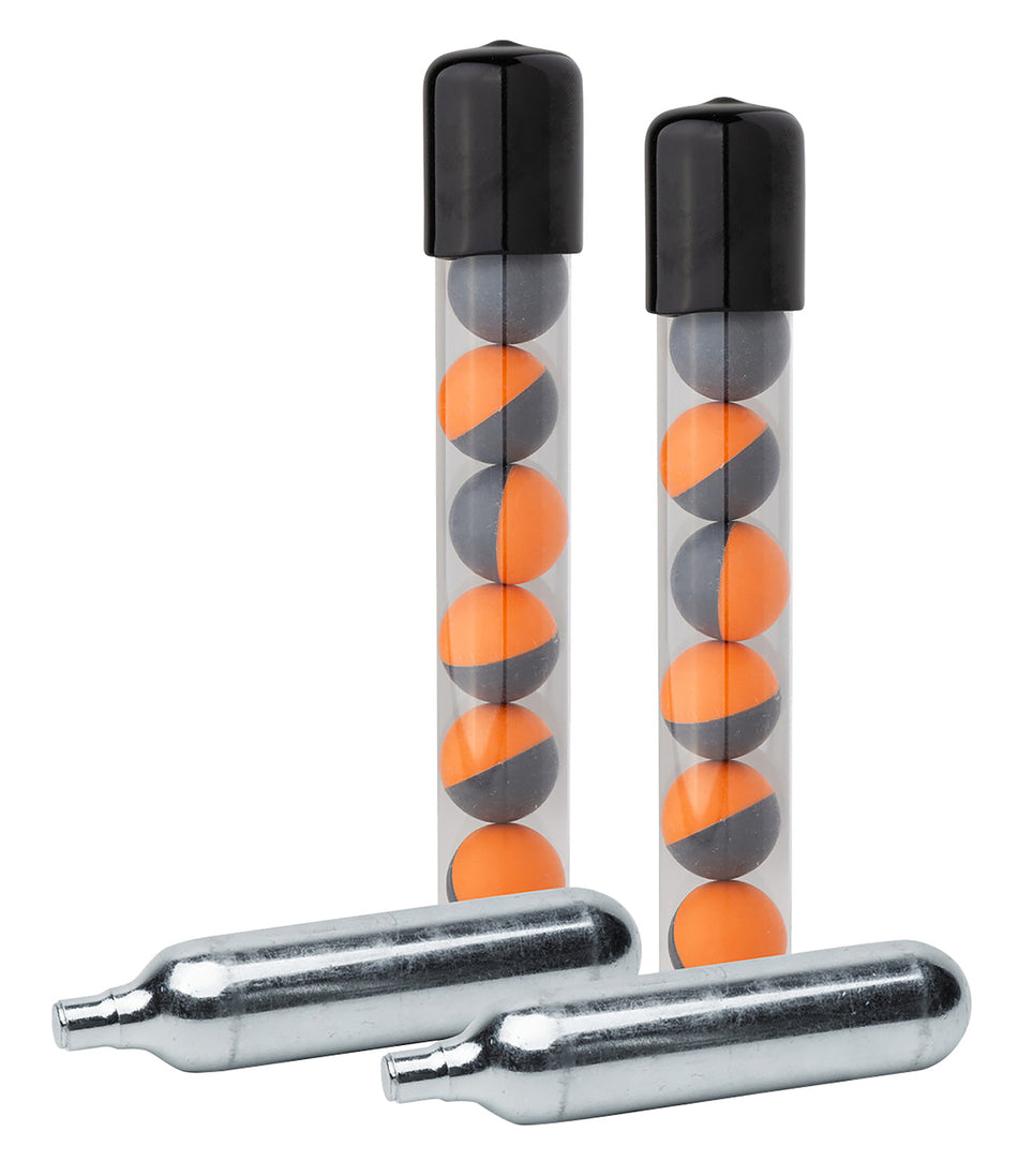 Sabre Pepper Projectile Refill Kit Orange Gray 14-Burst Red Pepper Powder