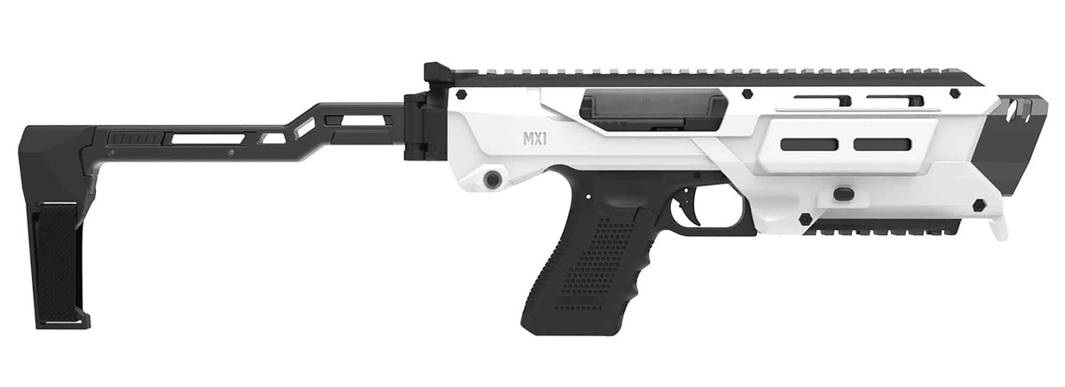 Meta Tactical MX-1 Conversion Kit for Glock Gen3/4/5 White Aluminum Stock