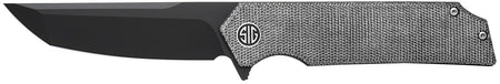 Sig Sauer Knives VA9BB Validus 3.78" Folding Knife Drop Point M390 Steel Black DLC Blade, 4.76" Black G10 Handle
