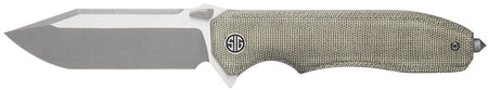 Sig Sauer Knives Validus 3.78" Folding Tanto M390 Steel Blade, Olive Green Micarta Handle