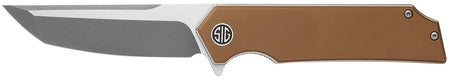 Sig Sauer Knives Tsuru 3.30" Folding Tanto 154CM Stainless Blade, Coyote Brown G10 Handle