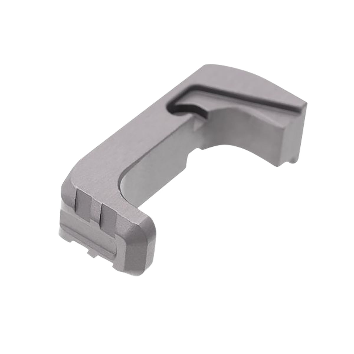 Tyrant CNC Glock Gen4-5 Grey Aluminum Extended Mag Release EMR