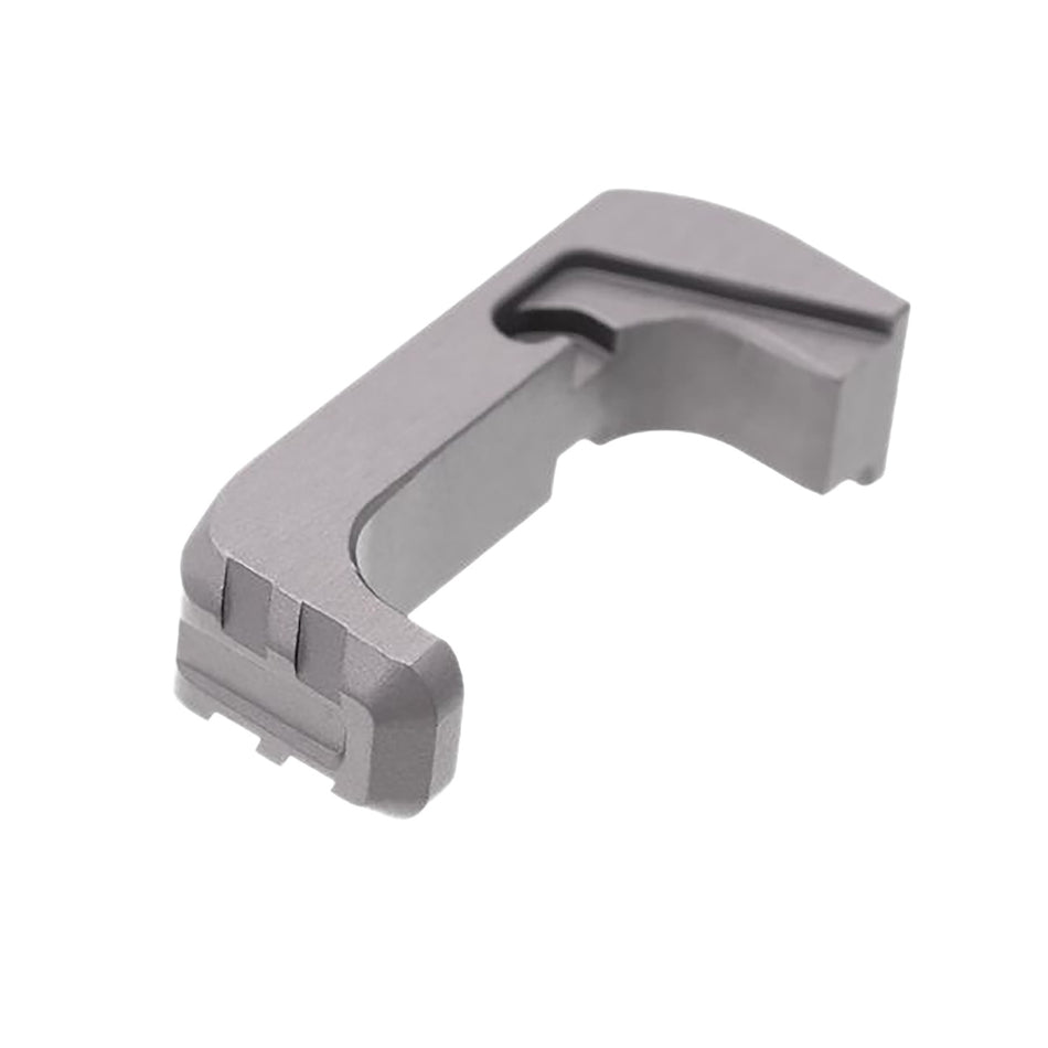Tyrant CNC Glock 43x/48 Grey Aluminum Extended Mag Release EMR