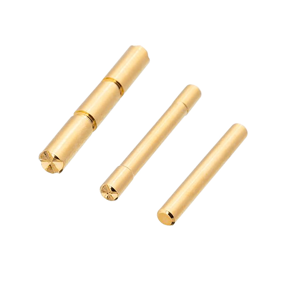 Tyrant CNC Glock Gen3 Diamond Cut Takedown Pin Set Gold Stainless