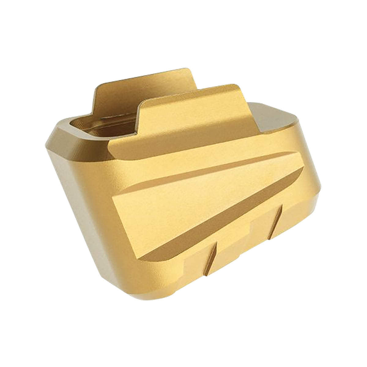 Tyrant Designs Sig Sauer P320 Mag Extension 5-Round Gold Aluminum