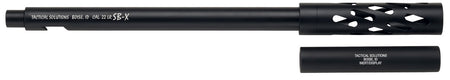 Tactical Solutions X-Ring SB-X 22 LR 16.5" Matte Black Aluminum Barrel Suppressor Ready for Ruger 10/22