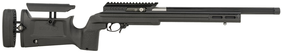Tactical Solutions AHD2MBXKBLK X-Ring VR Gen 2 .22 LR 16.5" Matte Black Fluted Threaded Barrel Rifle, Black Stock