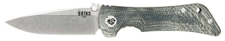 Southern Grind SG06130026 Spider Monkey 3.25" Folding Knife Drop Point MagnaCut Blade, Denim Micarta Handle