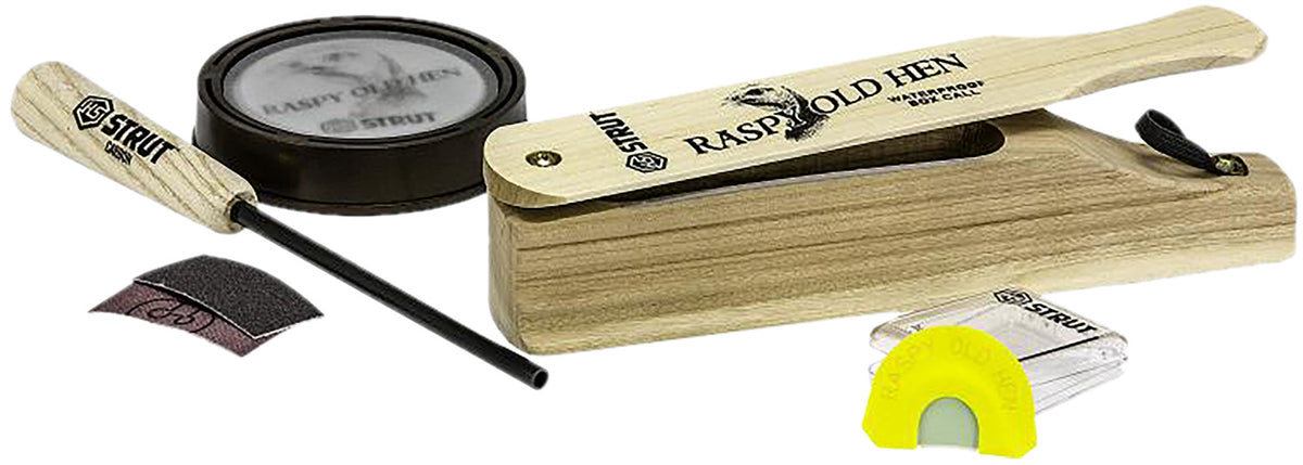 Hunters Specialties HSSTR06928 Raspy Old Hen 3-Piece Turkey Call Combo Kit