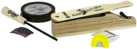 Hunters Specialties HSSTR06928 Raspy Old Hen 3-Piece Turkey Call Combo Kit