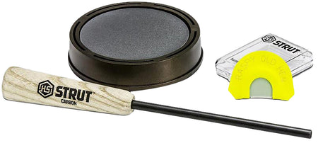 Hunters Specialties Raspy Old Hen Turkey Slate Friction Call with Diaphragm Combo