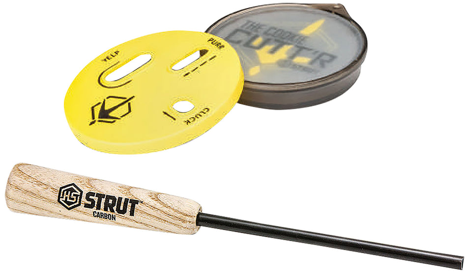 Hunters Specialties Cookie CuttR Frosted Glass Pot Turkey Call with Quick-Reference Cap