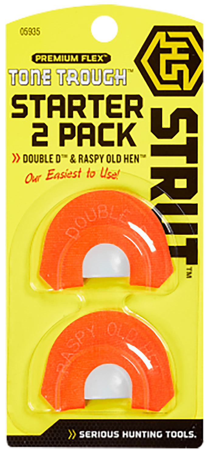 HS HSSTR05935 Tone Trough Starter Turkey Diaphragm Call 2 Pack