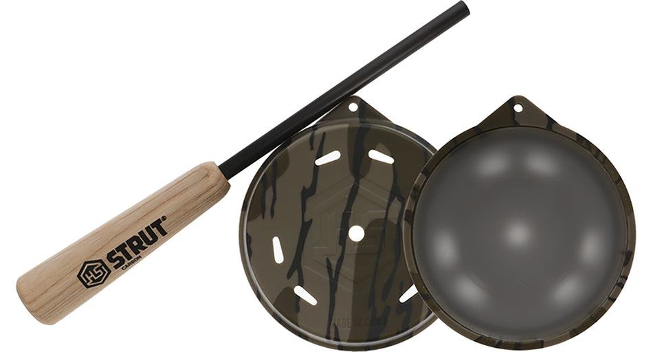 HS HSBBGPC Camo Cutt'R Glass Surface Pot Turkey Call
