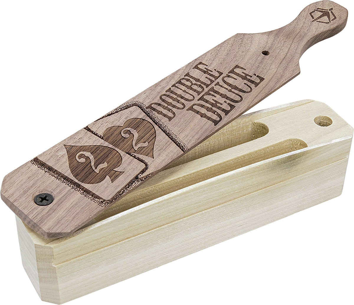 Hunters Specialties Double Deuce Turkey Box Call Walnut Lid HSDTBC