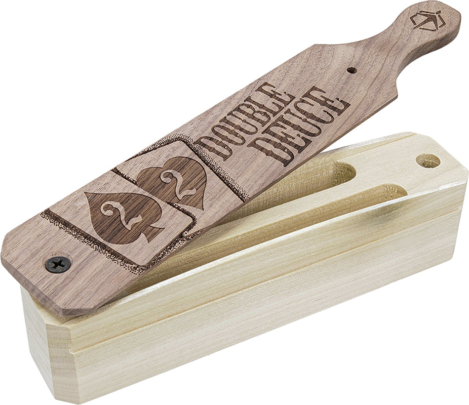 Hunters Specialties Double Deuce Turkey Box Call Walnut Lid HSDTBC