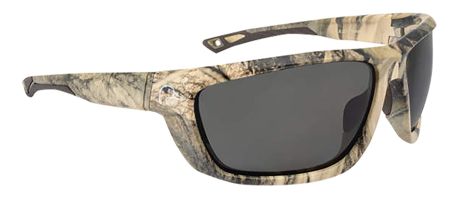 Radians DUFF1402PC Ducks Unlimited Range Safety Glasses Smoke Gray Lens Mossy Oak Frame