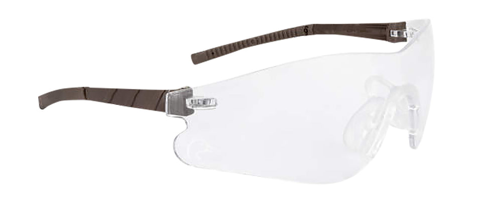 Radians Youth Safety Glasses Clear Lens Brown Frame DUY13010C