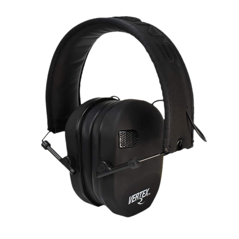 Radians VX0110CS Vertex Ultra Slim Over-the-Head Electronic Muff 85 dB Black