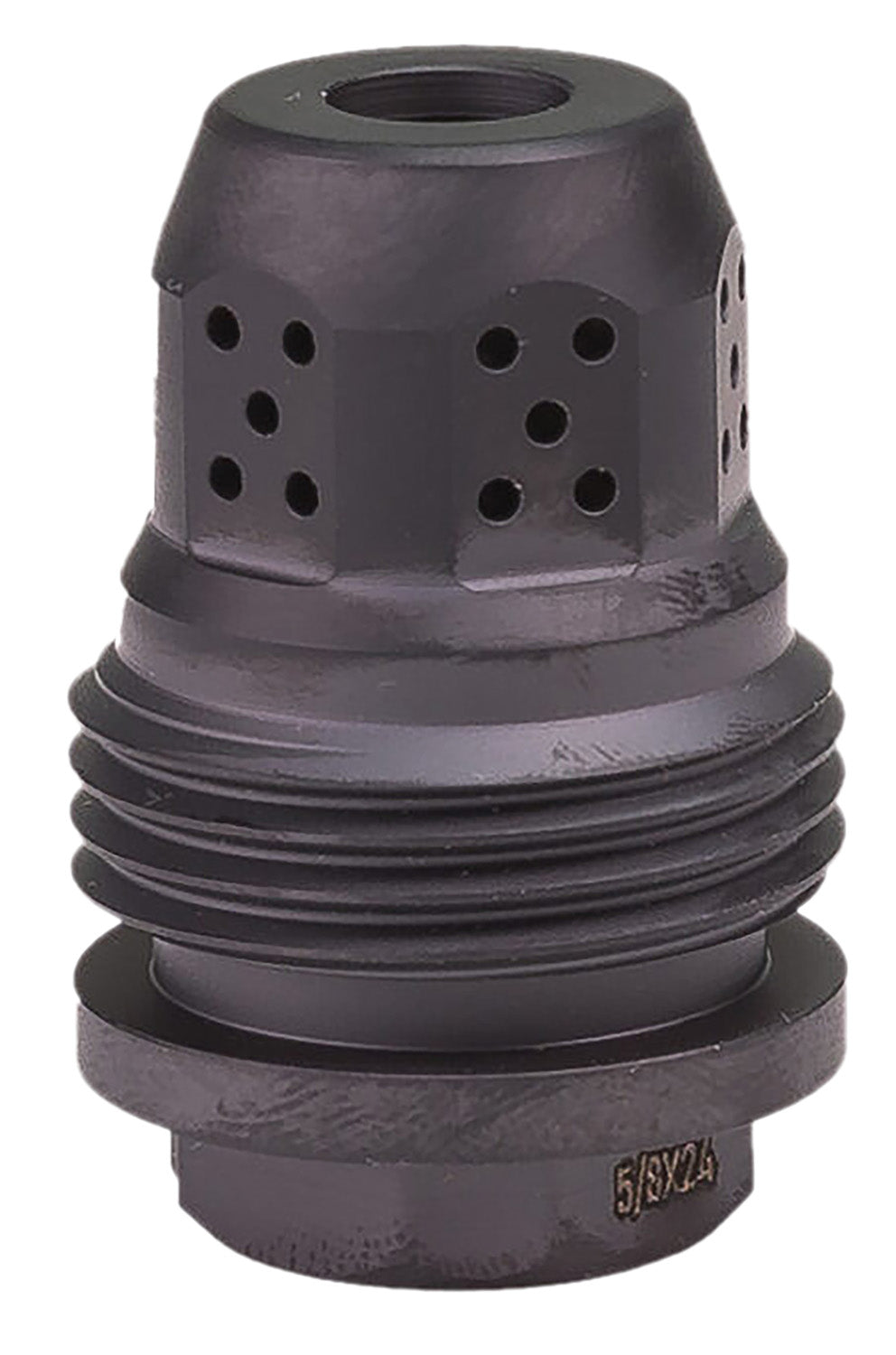 JK Armament Bald Eagle 9mm Black Nitride SS Solvent Trap Adapter 1/2"x28 Threads 1.65" OAL