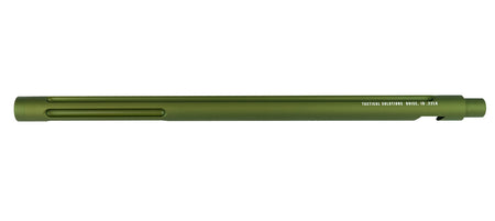 Tactical Solutions X-Ring 22 LR 16.5" OD Green Matte Finish Aluminum Fluted Threaded Replacement Barrel for Ruger 10/22