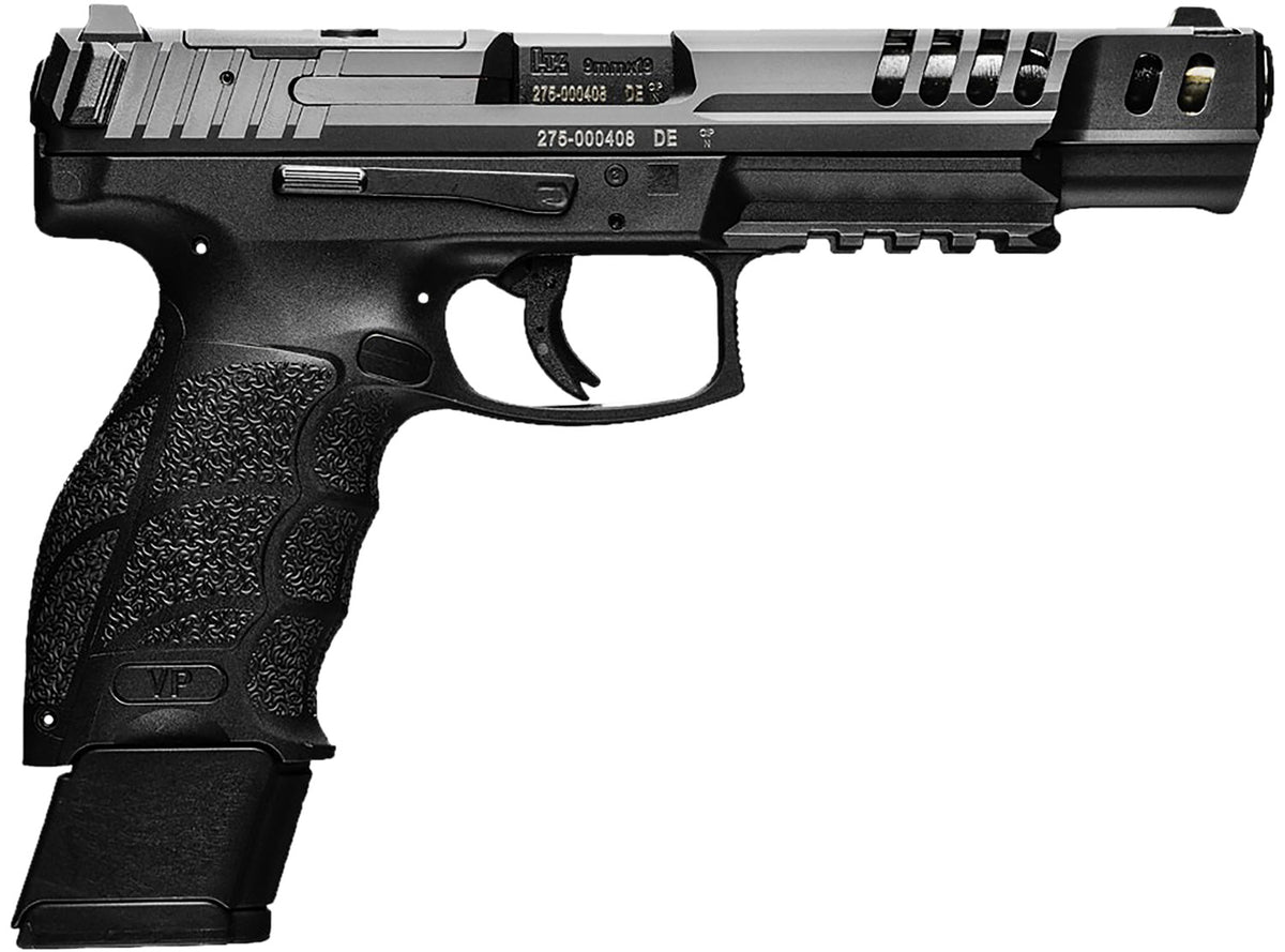 HK VP9 Match OR-B 9mm Pistol, 4-15rd Magazines, 5.51" Barrel
