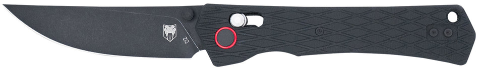 CobraTec Legacy EDC Bar Lock Knife 3.50" Plain Black TiCN D2 Blade 5" Black Aluminum G10 Handle