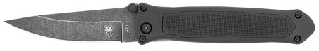 CobraTec Quick Strike Hidden Release Auto Knife 3.25" Drop Point Stonewashed 440 Stainless G10 Handle