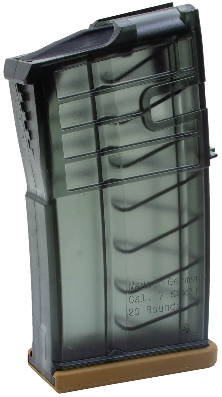 H&K 417 7.62mm 20rd Clear Smoke Polymer Rifle Magazine